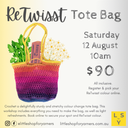 ReTwisst Tote Bag workshop Saturday 12 August 2023 - Image 2