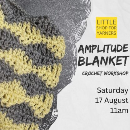 Amplitude Blanket Crochet Workshop Saturday 17 August